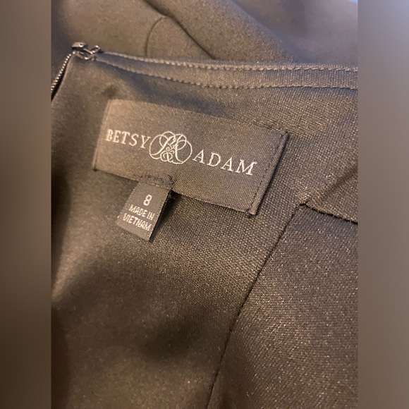 Betsy & Adam Rosette MIDI Dress - Picture 3 of 7